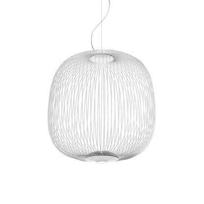 SPOKES 2 - LED epoxy paint steel pendant lamp.