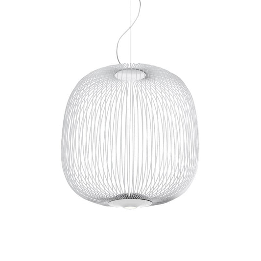 SPOKES 2 - LED epoxy paint steel pendant lamp.