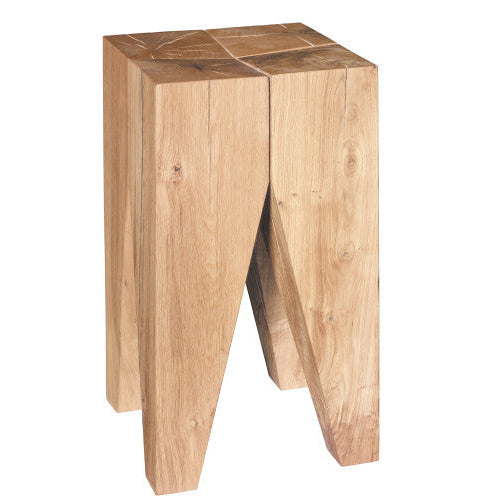 Backenzahn™ - Solid wood stool / side table.
