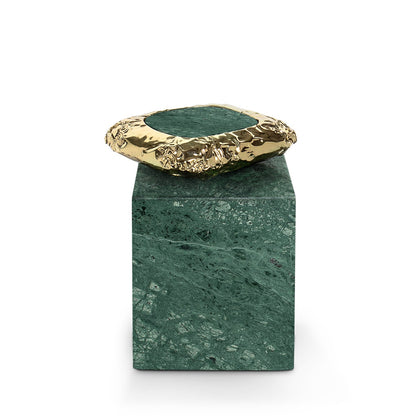 STONEHENGE - Square Carrara marble coffee table.