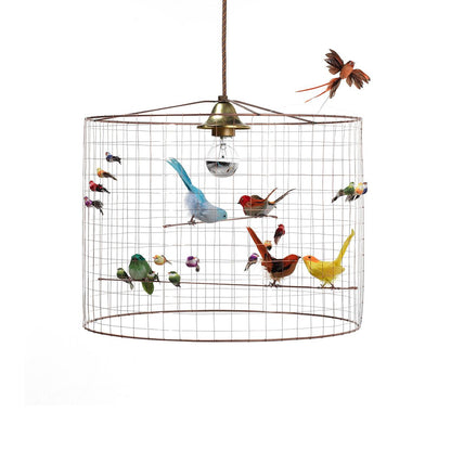 Pendant Lamp Petite Volière by Mathieu Challières