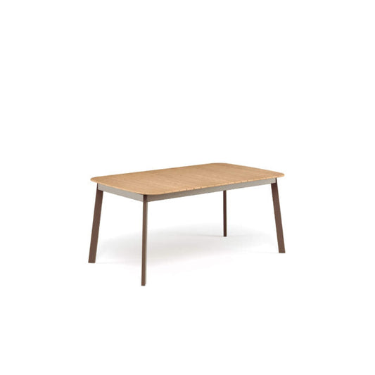 Shine Rectangular table with teak top 166x100 (Request Info).