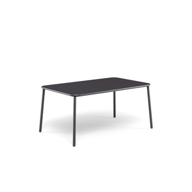 Yard Rectangular table with 160x97.5 aluminum top (Request Info).