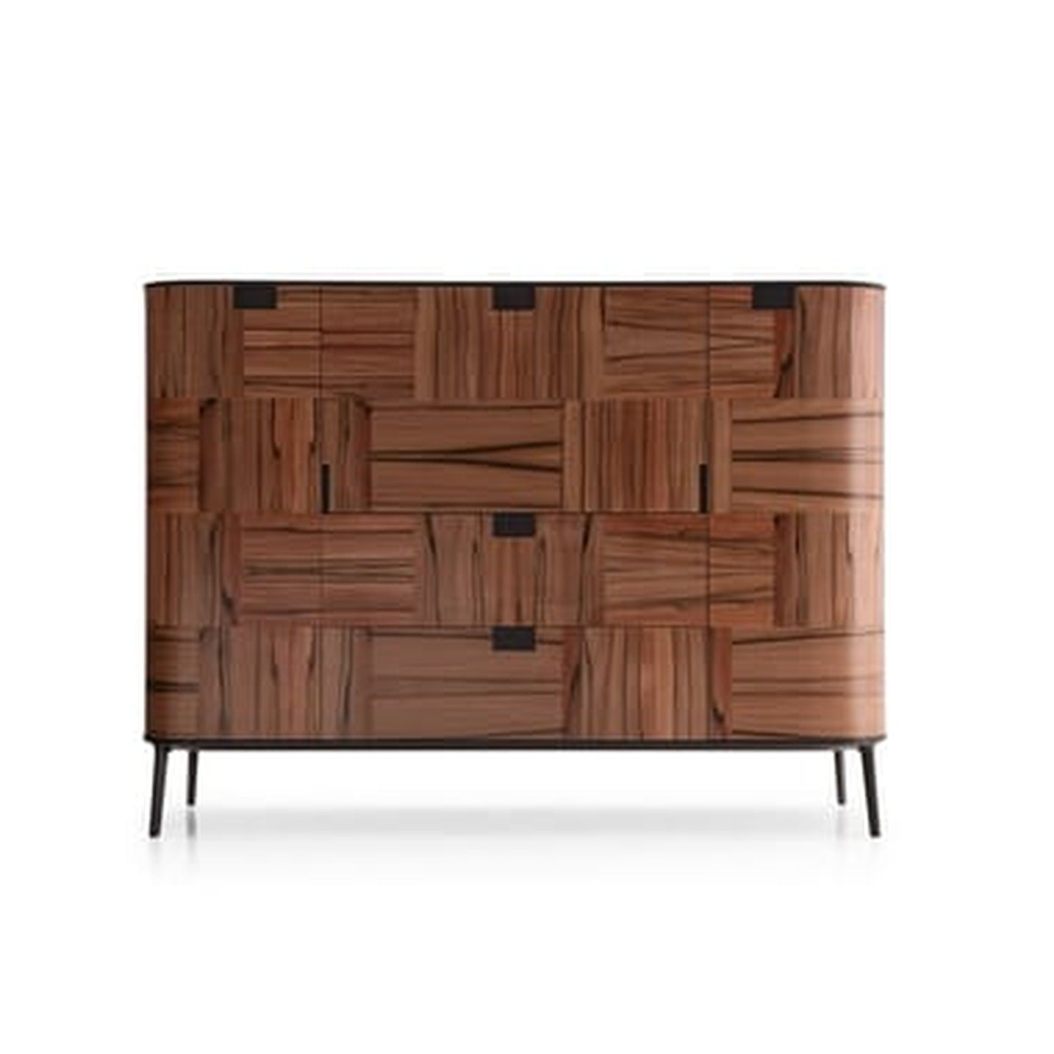 TESAURUS - Wooden Highboard with Drawers