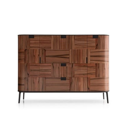 TESAURUS - Wooden Highboard with Drawers