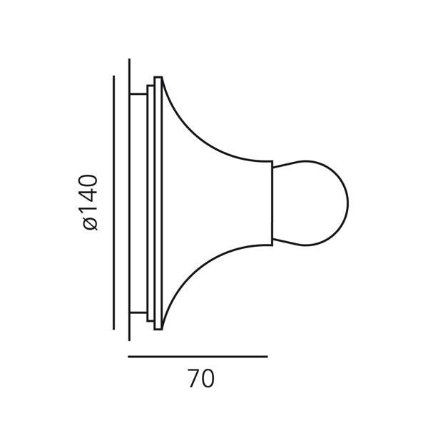 Teti Ceiling/Wall Lamp.