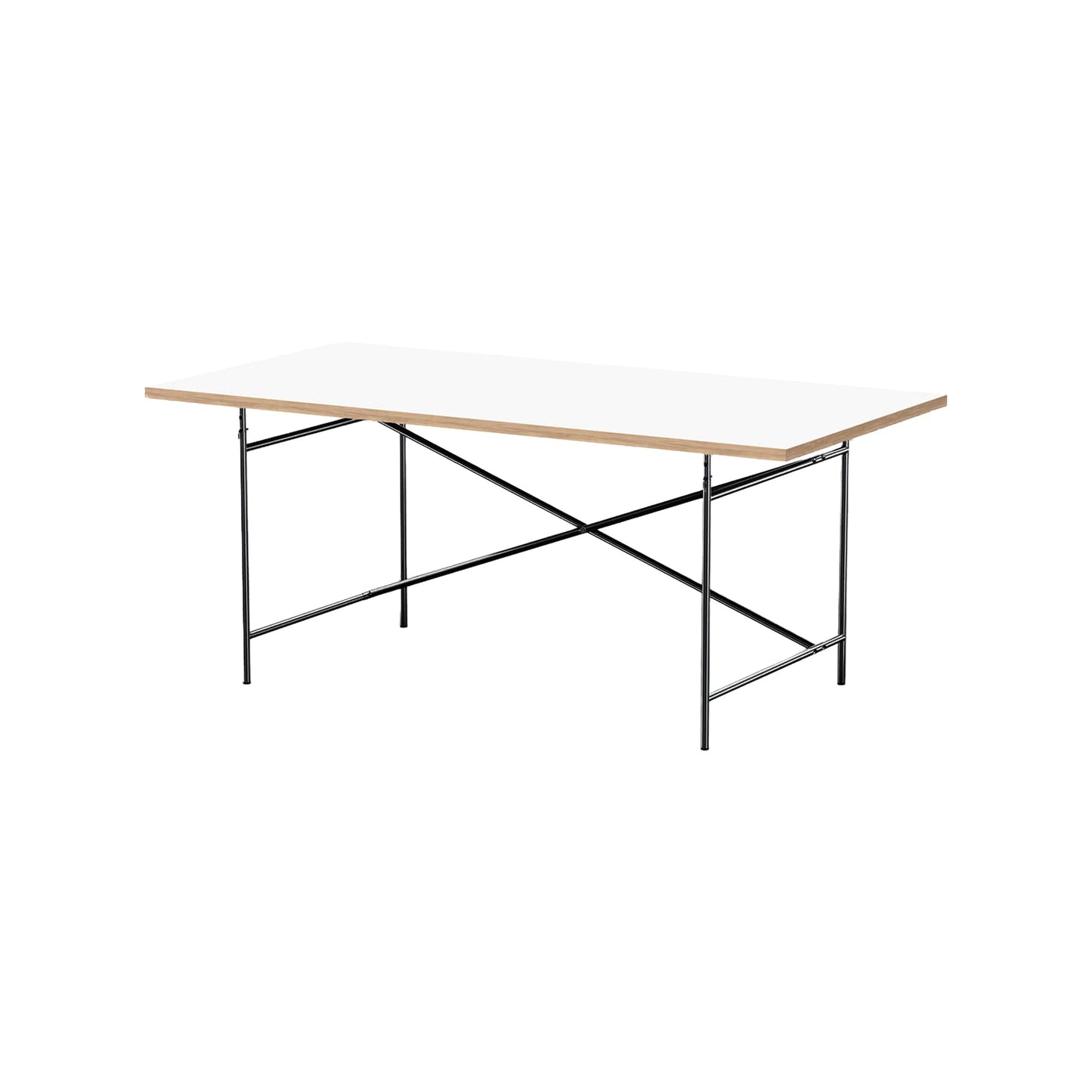 [Vintage/In-Store Immediate Shipping] RICHARD LAMPERT | Eiermann 2 Table 200 (Melamine White/Black)