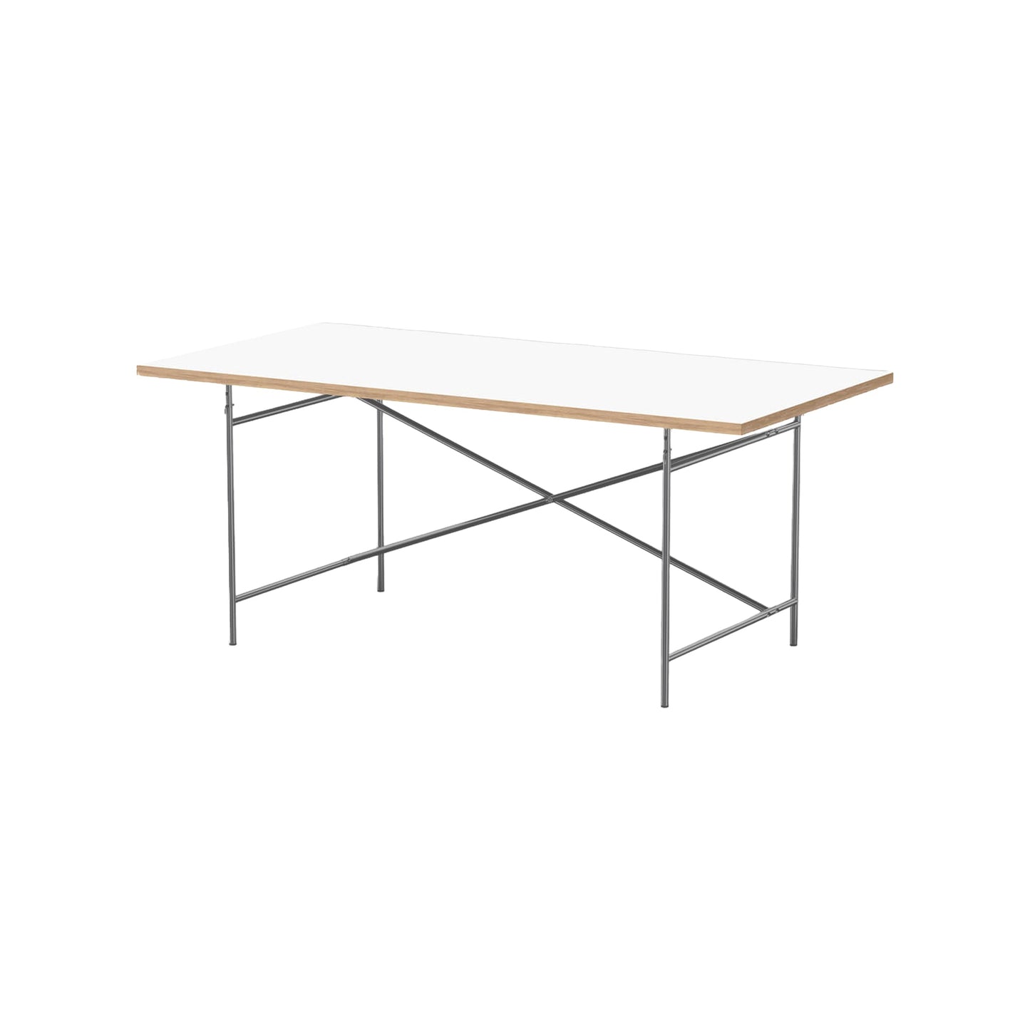 [Vintage/In-Store Immediate Shipping] RICHARD LAMPERT | Eiermann 2 Table 200 (Melamine White/Grey)