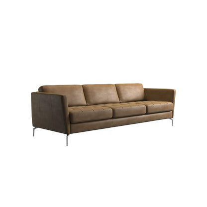 [Vintage/In-Store Immediate Shipping] BoConcept | Osaka 3 Seater Sofa (Cognac York Leather)