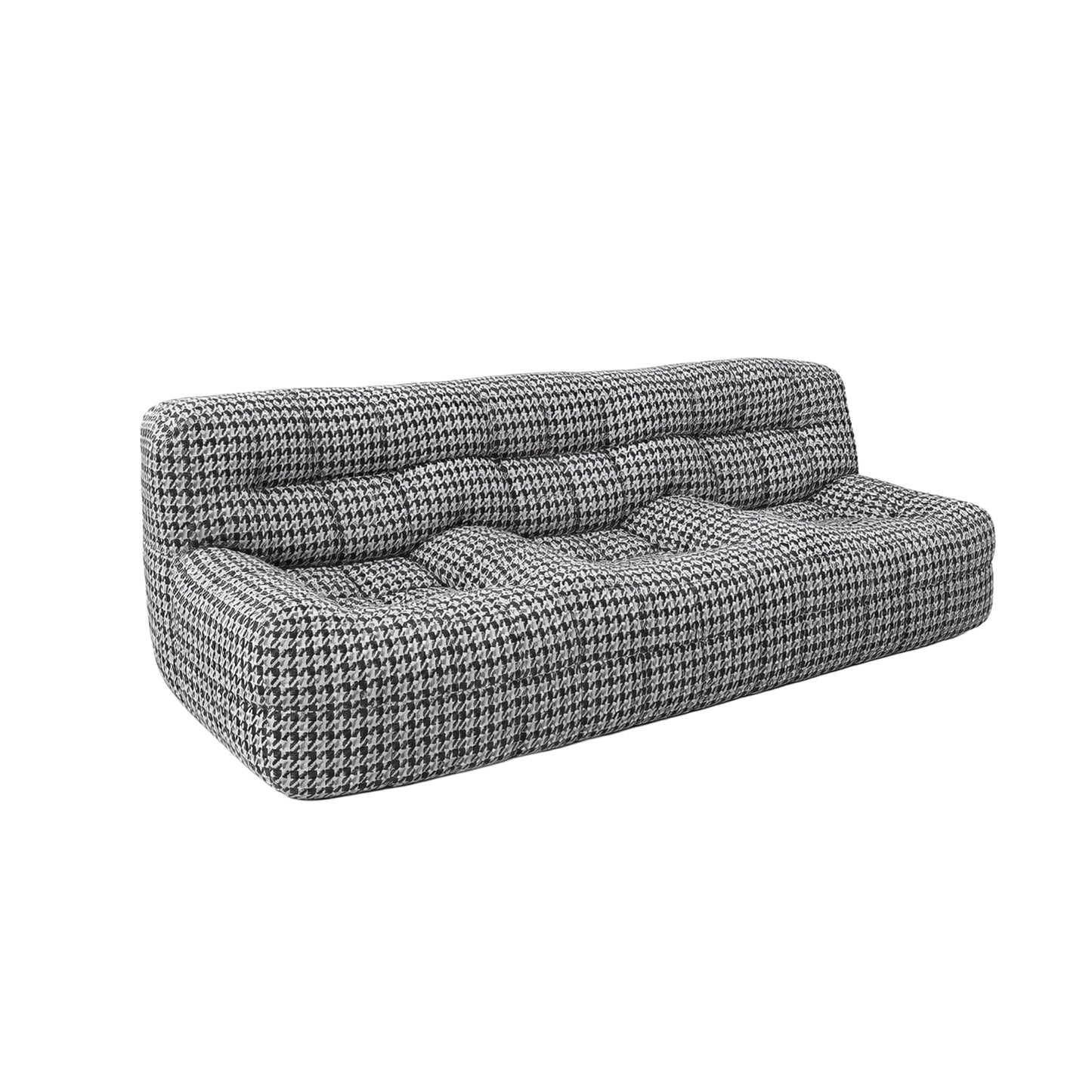[Vintage/In-Store Immediate Shipping] Kashima Sofa | Vintage Houndstooth Fabric Kashima 3-Seat Sofa
