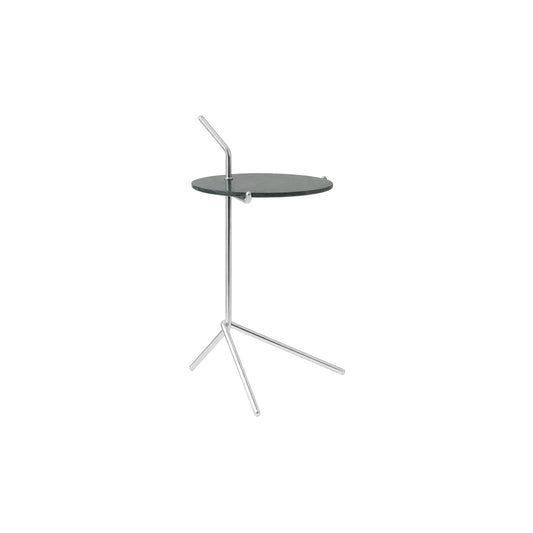[Vintage/In-Store Immediate Shipping] &Tradition | Halten Side Table SH9 (Verde Guatemala/Polished Stainless Steel)