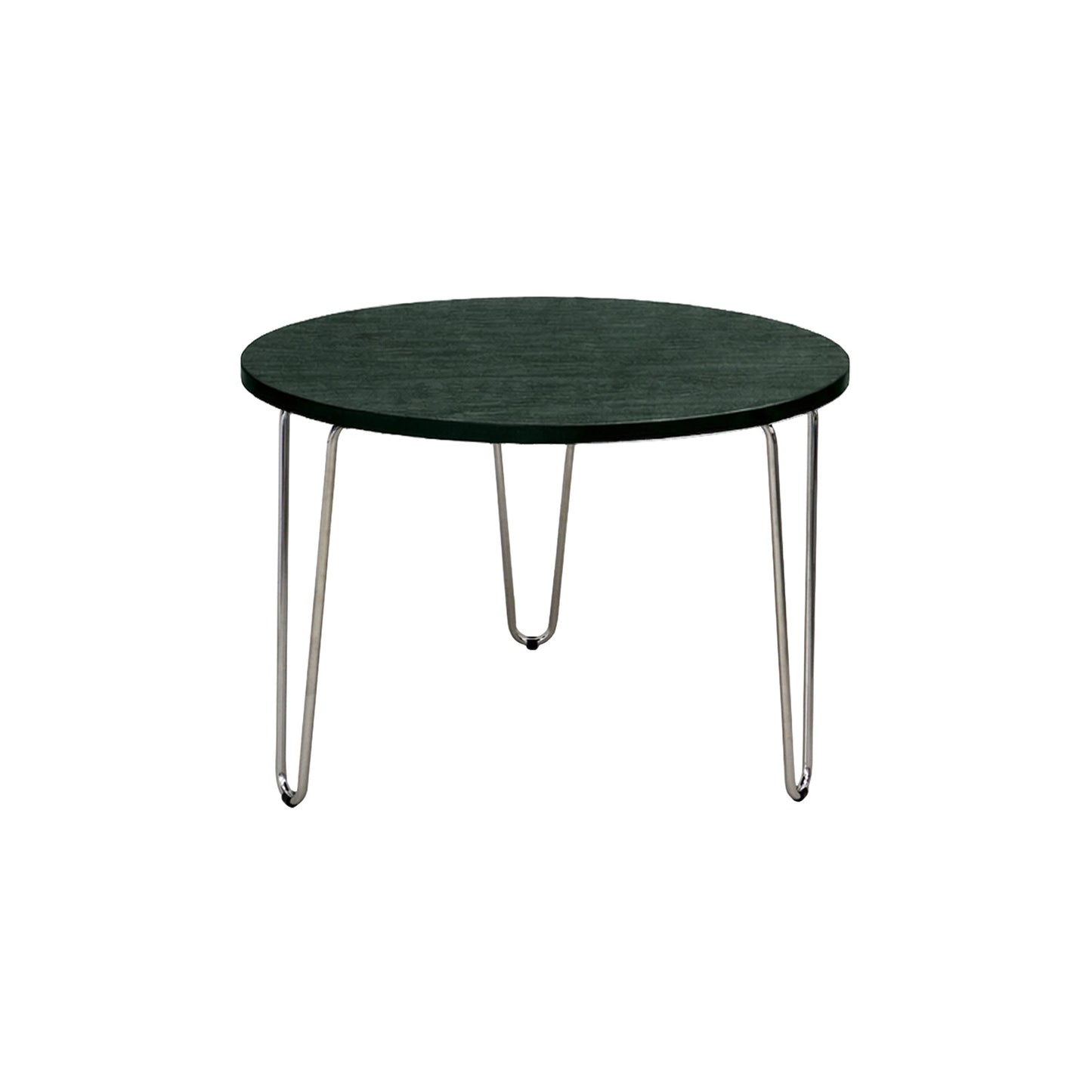 [Vintage/In-Store Immediate Shipping] L&C Stendal | Arno 417 Cafe Table Ø90 (Bottle Green)
