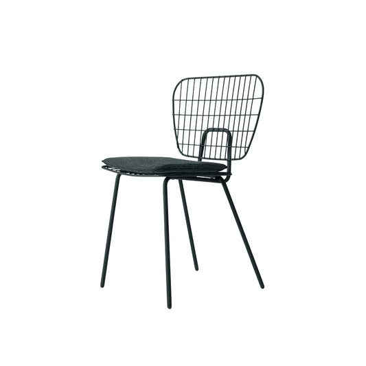 [Vintage/In-Store Immediate Shipping] Audo Copenhagen | WM String Dining Chair (+Indoor Cushion) Dark Green
