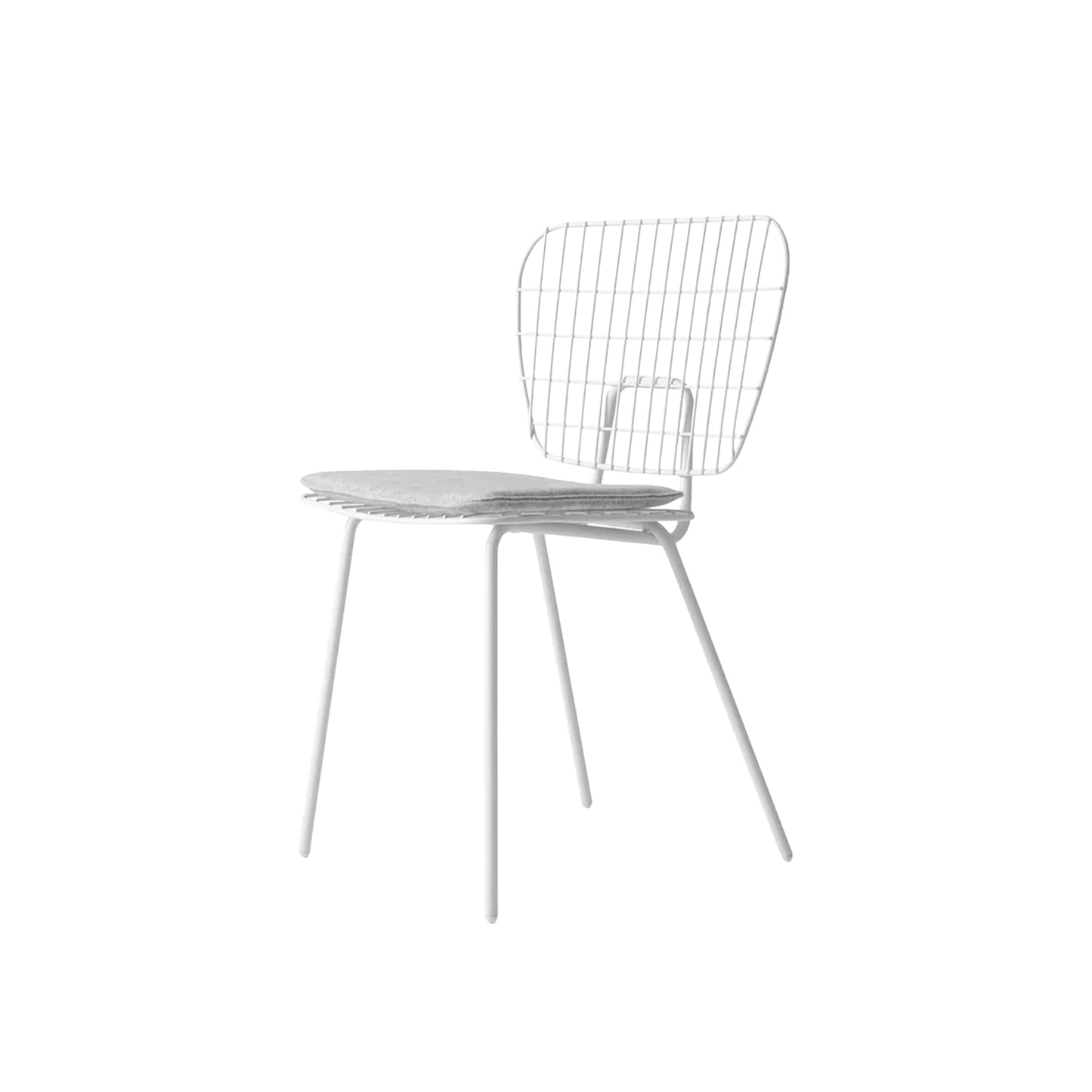 [Vintage/In-Store Immediate Shipping] Audo Copenhagen | WM String Dining Chair (+Indoor Cushion) White
