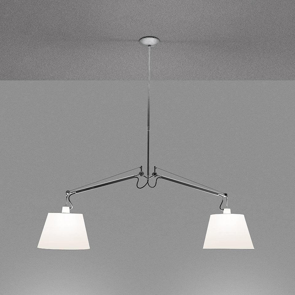 Tolomeo Basculante Due Bracci Suspension Lamp (Body Only).