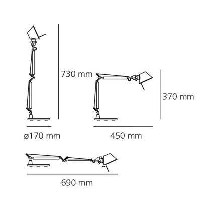 Tolomeo Micro Table Lamp (Body+Base).