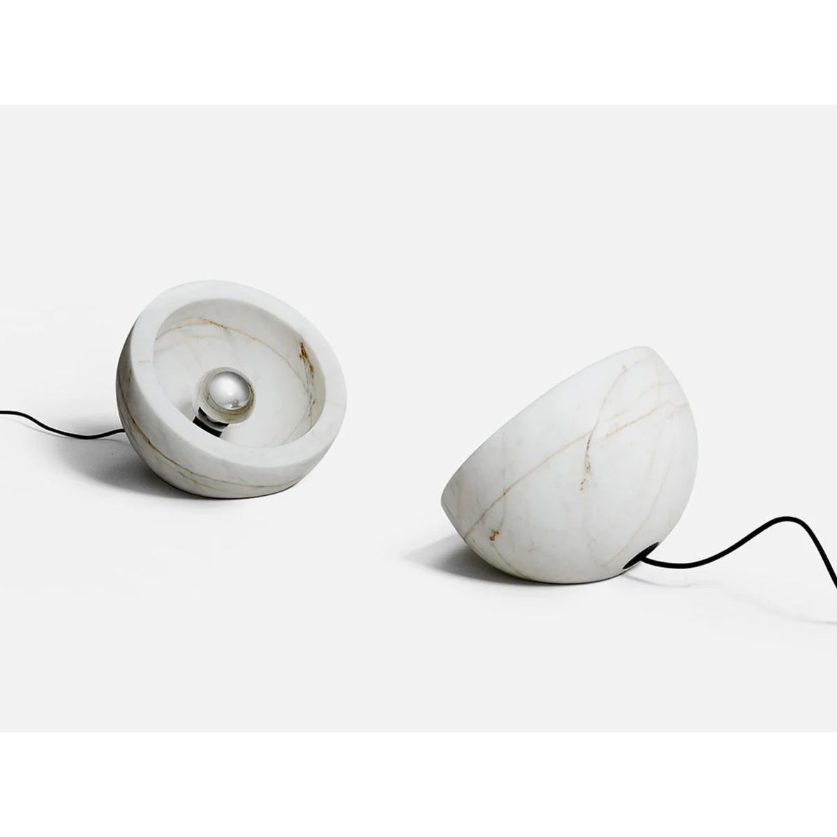 TSUKI - LED marble floor lamp.