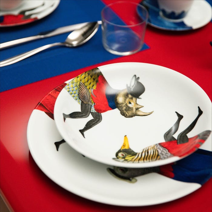 THE WHITE SNOW BESTIARIO DELLA TAVOLA - SERVING PLATE (Request Info).