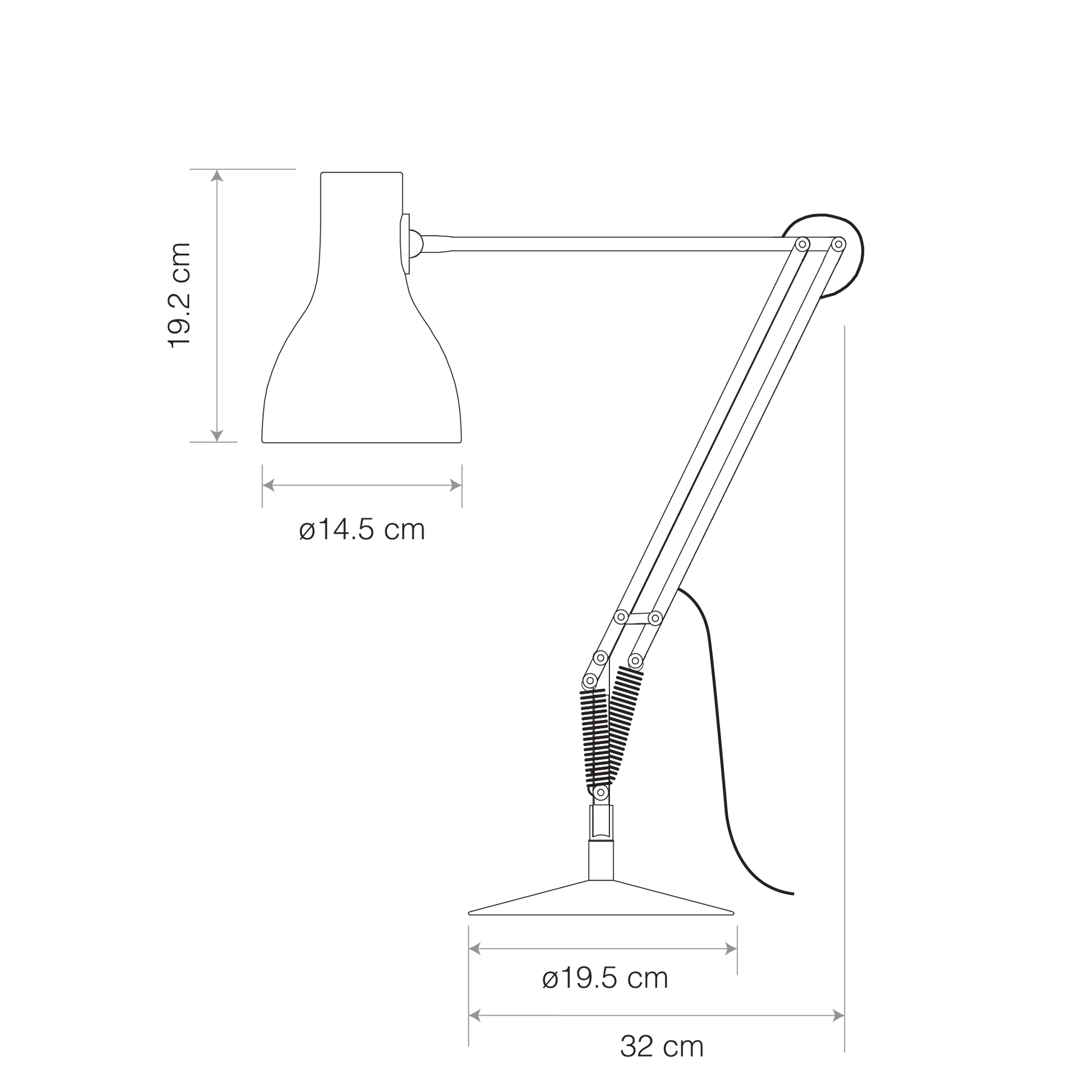 Type 75 Desk Lamp - Margaret Howell Edition (Request Info).