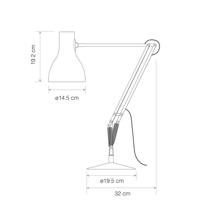Type 75 Desk Lamp - Margaret Howell Edition (Request Info).
