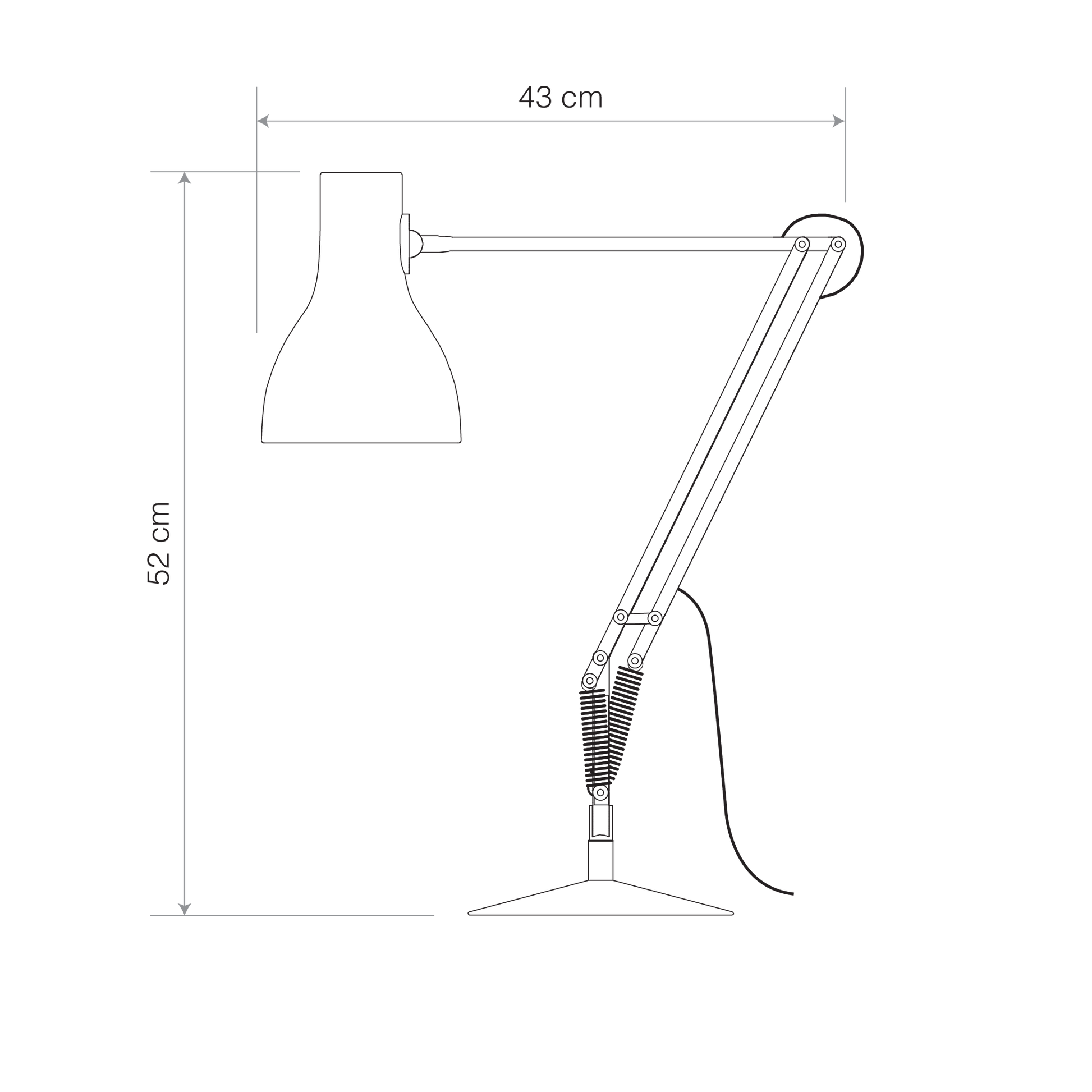 Type 75 Desk Lamp - Margaret Howell Edition (Request Info).