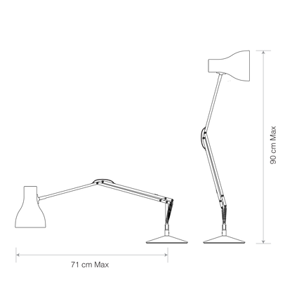 Type 75 Desk Lamp - Margaret Howell Edition (Request Info).