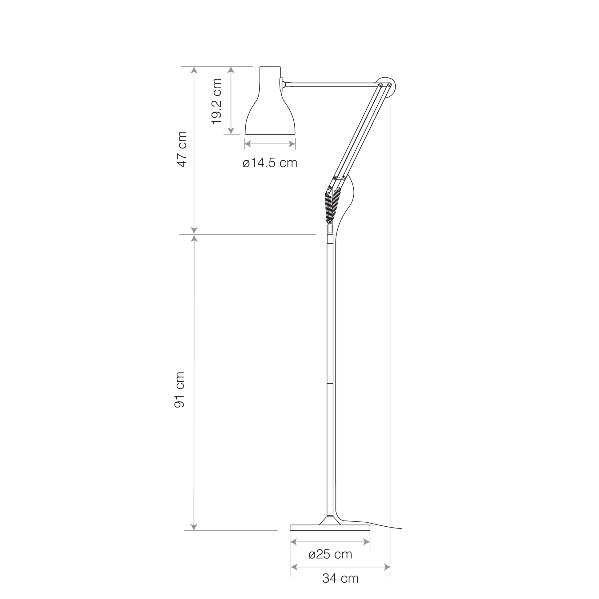 Type 75 Floor Lamp Margaret Howell Edition (Request Info).