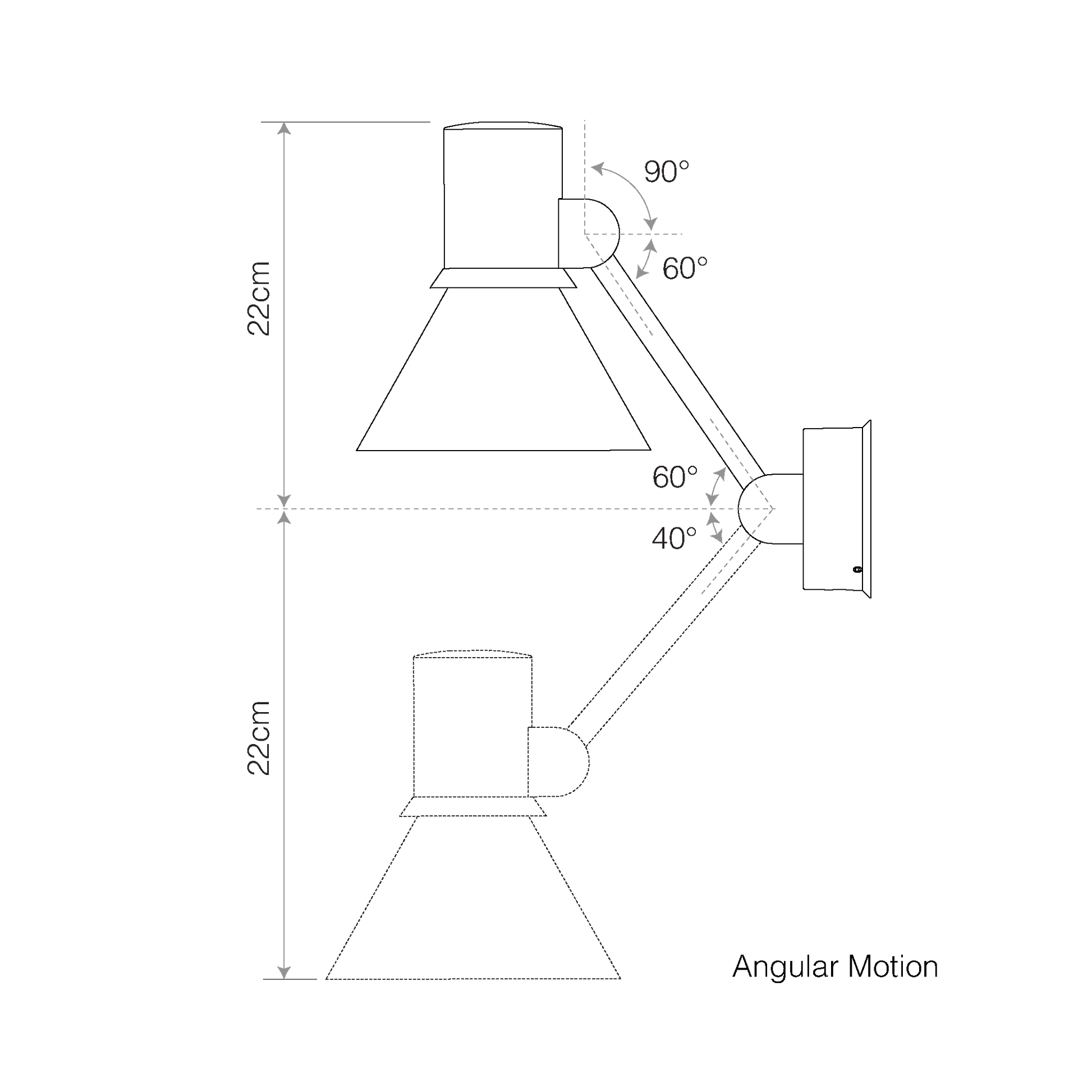 Type 80 W2 Wall Light with cable (Request Info).