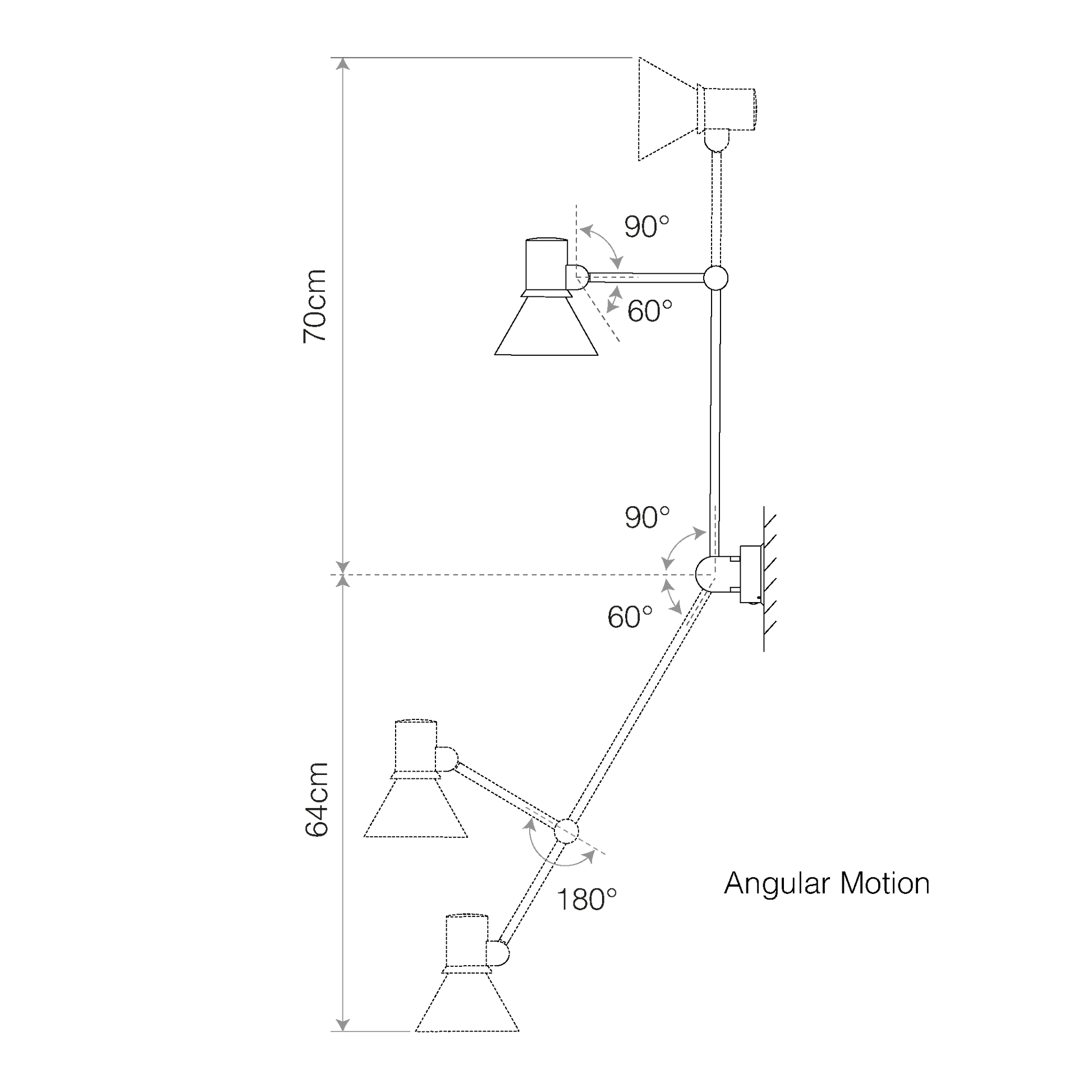 Type 80 W3 Wall Light with cable (Request Info).