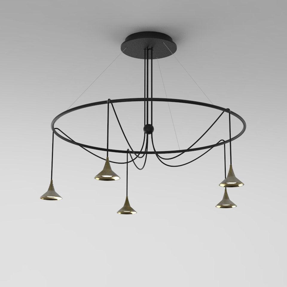 Unterlinden Chandelier Ring Suspension Lamp (Request Info).