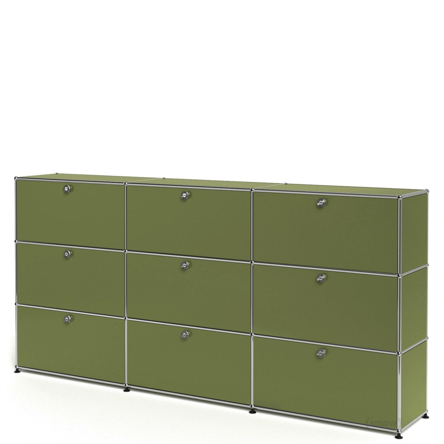 3x3 module highboard (top 6 drop-down doors & bottom 3 drawers) [W(750+750+750)XD350XH(350+350+350)]