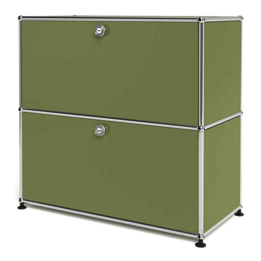 1x2 Module Sideboard (1 Top Drop-Down Door & 1 Bottom Extension Door with Box) [W750XD350XH(350+350)]