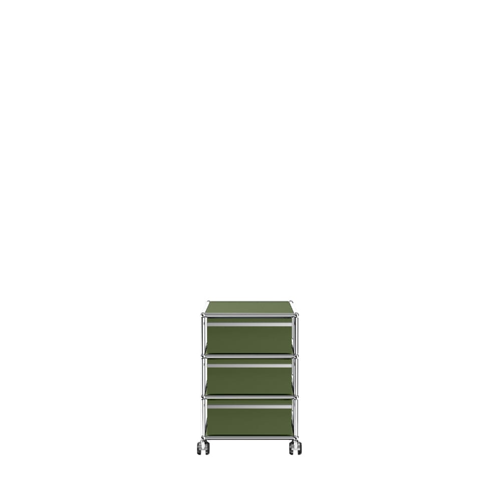 1x3 Mobile Drawer Unit (3 Drawers) [W395XD500xH(175+175+175)]