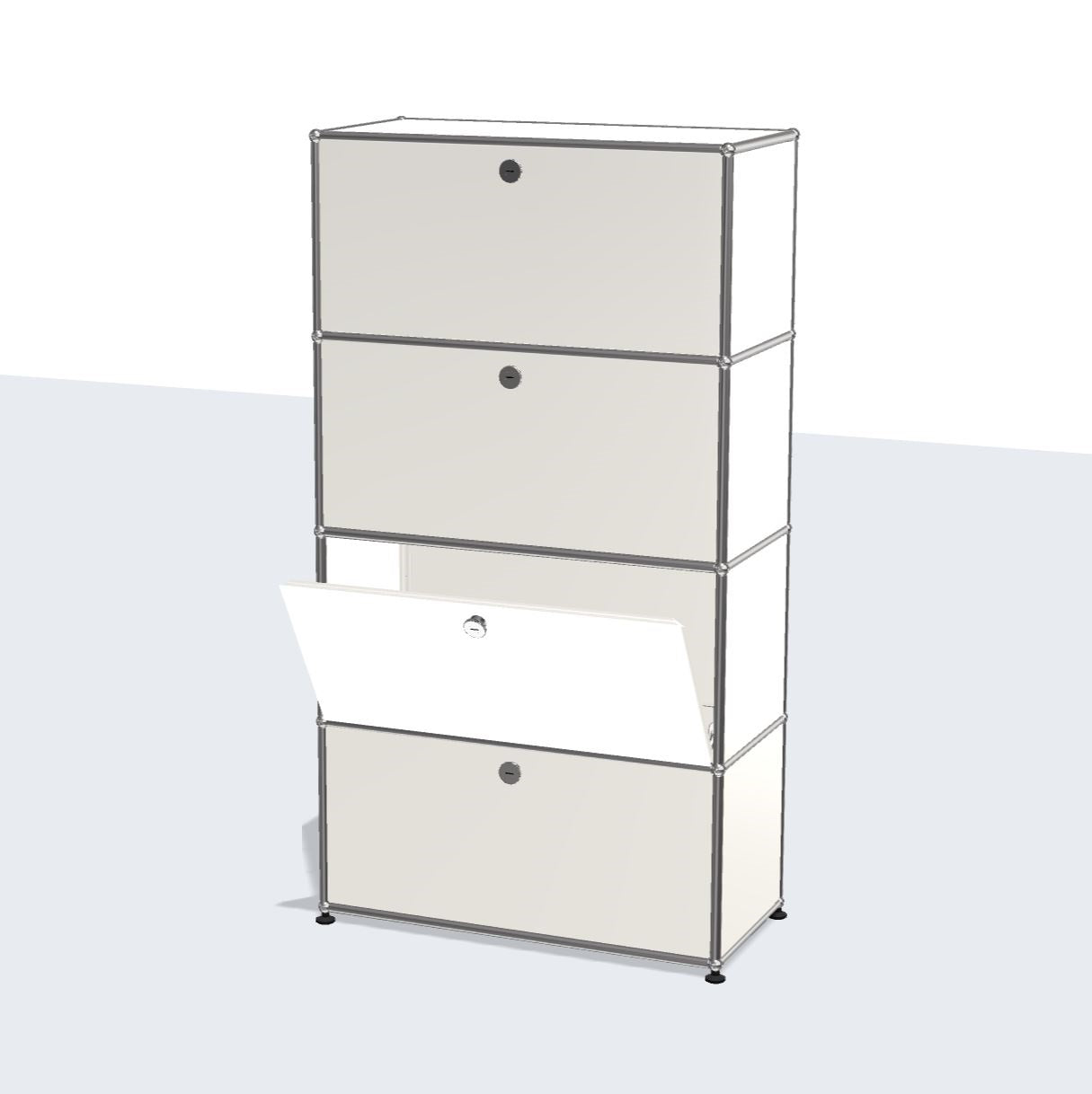 1x4 module highboard (4 doors) [W750XD350XH(350+350+350+350)]