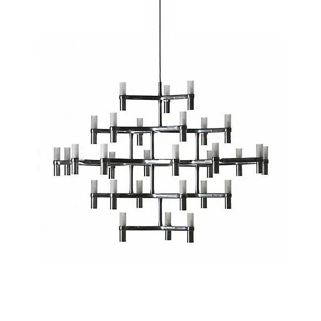 CROWN MAJOR - Die cast aluminium chandelier.