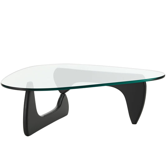 Noguchi coffee table, black ash
