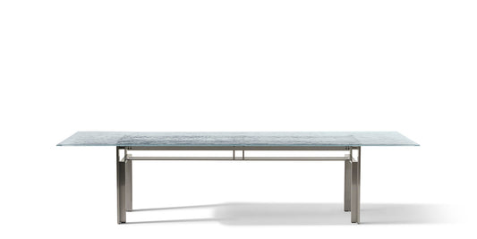 Doji Laguna - Rectangular steel base table.