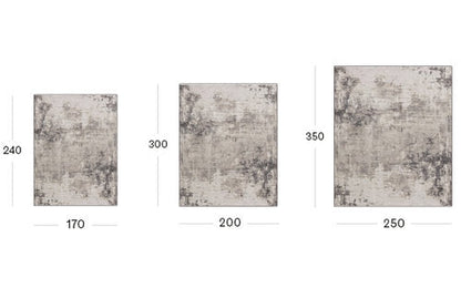 CLIFF - Solid-color rectangular polyester fibre rug (Request Info).