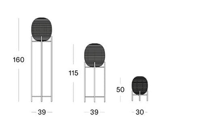 SARI - Rattan floor lamp.