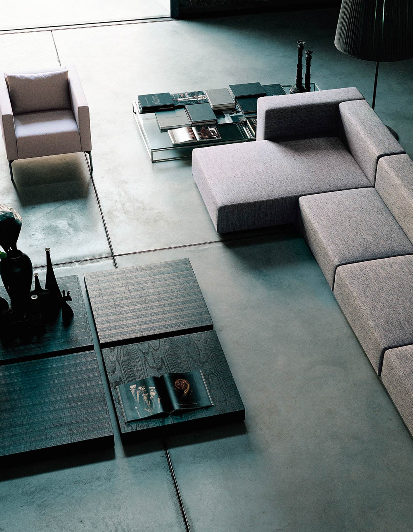 WALL - Sectional sofa with removable cover