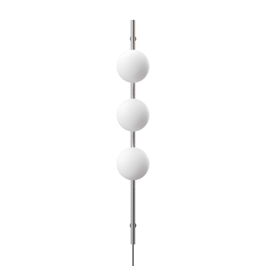 Edgeform Stringball 3 Wall Lamp Nickel