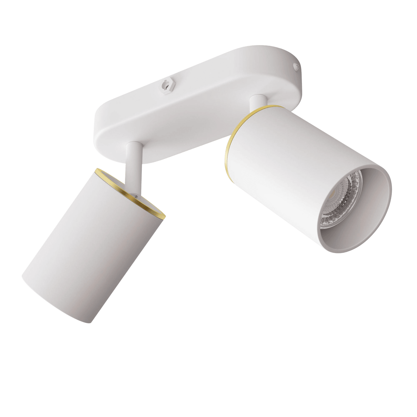 Edgeform Edgespot Double 65 Spot White/Brass