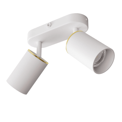 Edgeform Edgespot Double 65 Spot White/Brass