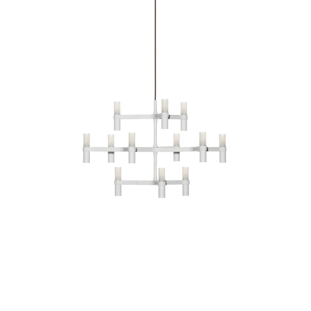 CROWN MINOR - Die cast aluminium chandelier.