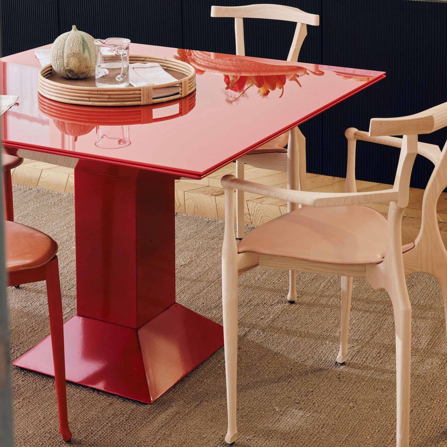Stackable Ash Chair With Armrests Gaulino by Bd Barcelona Design #Natural