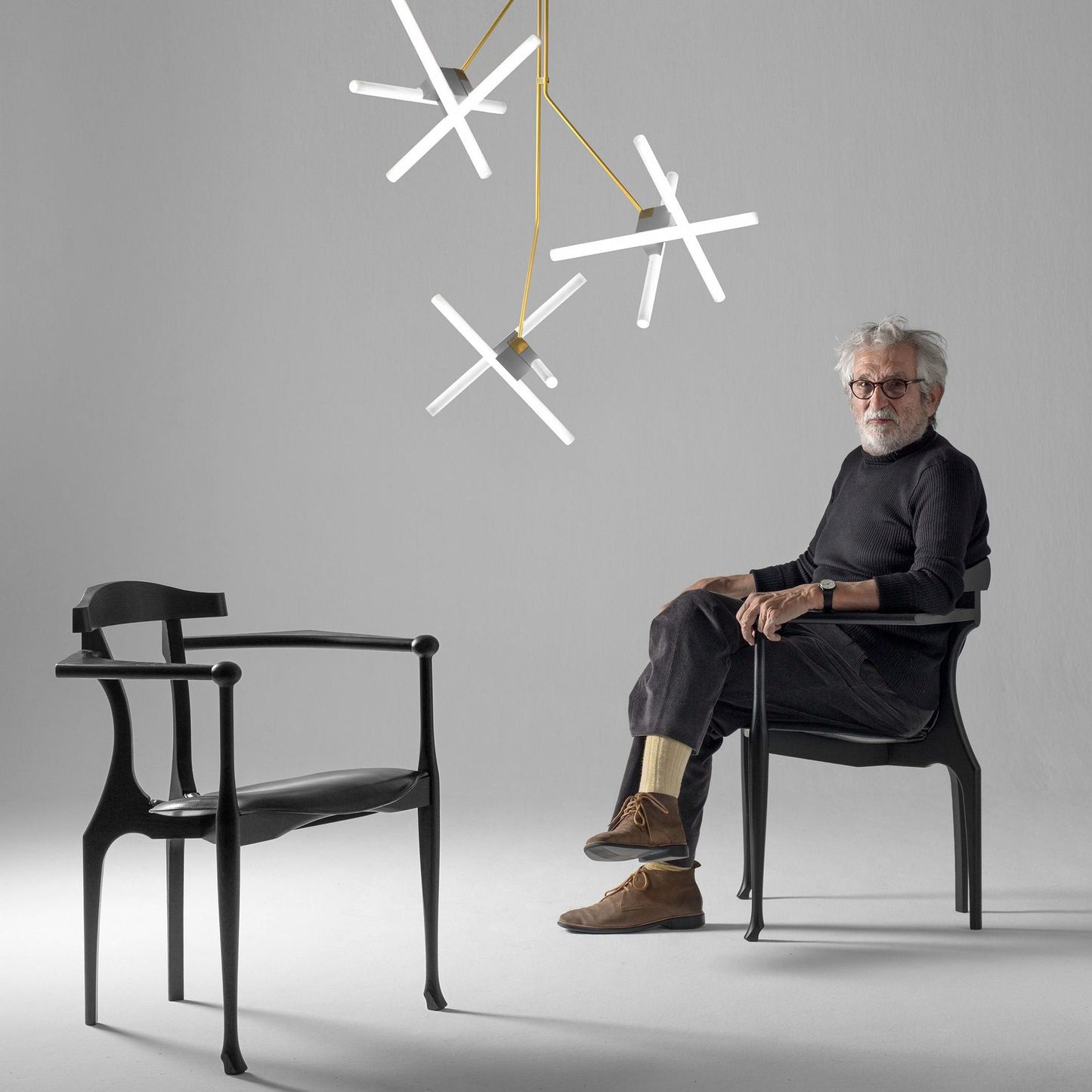 Easy Chair With Armrests Gaulino by Bd Barcelona Design #Black