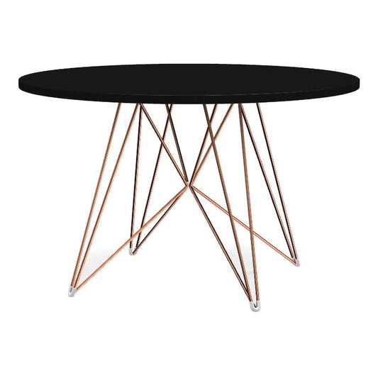XZ3 table by Magis #120 cm, black - copper #