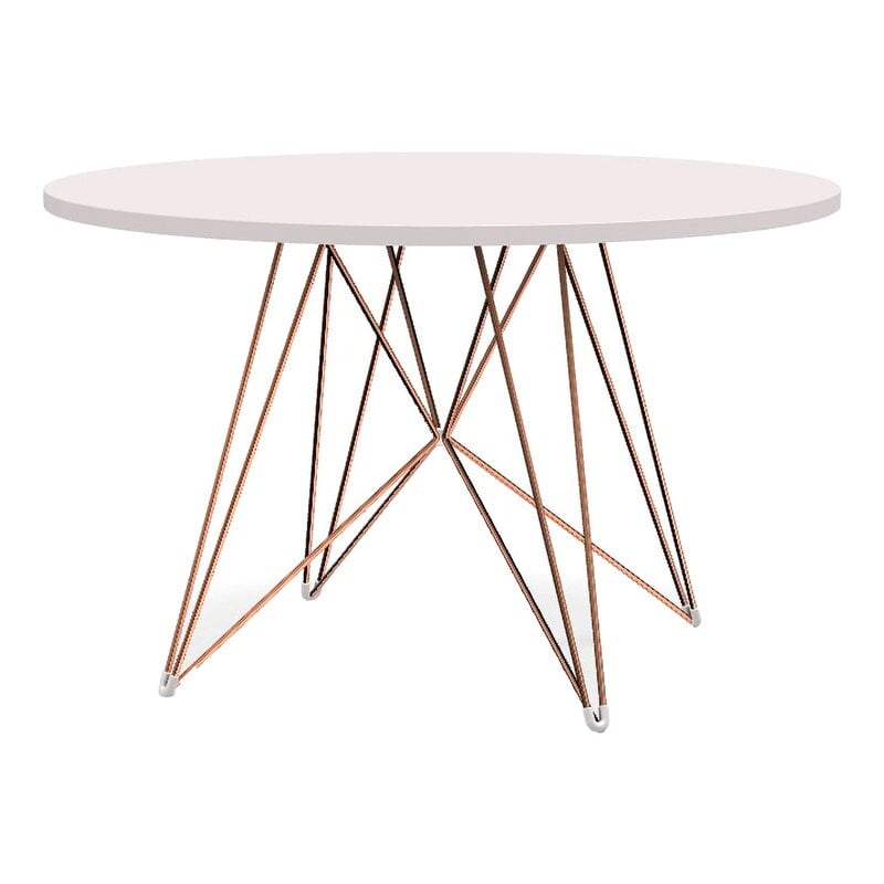 XZ3 table by Magis #120 cm, white - copper #