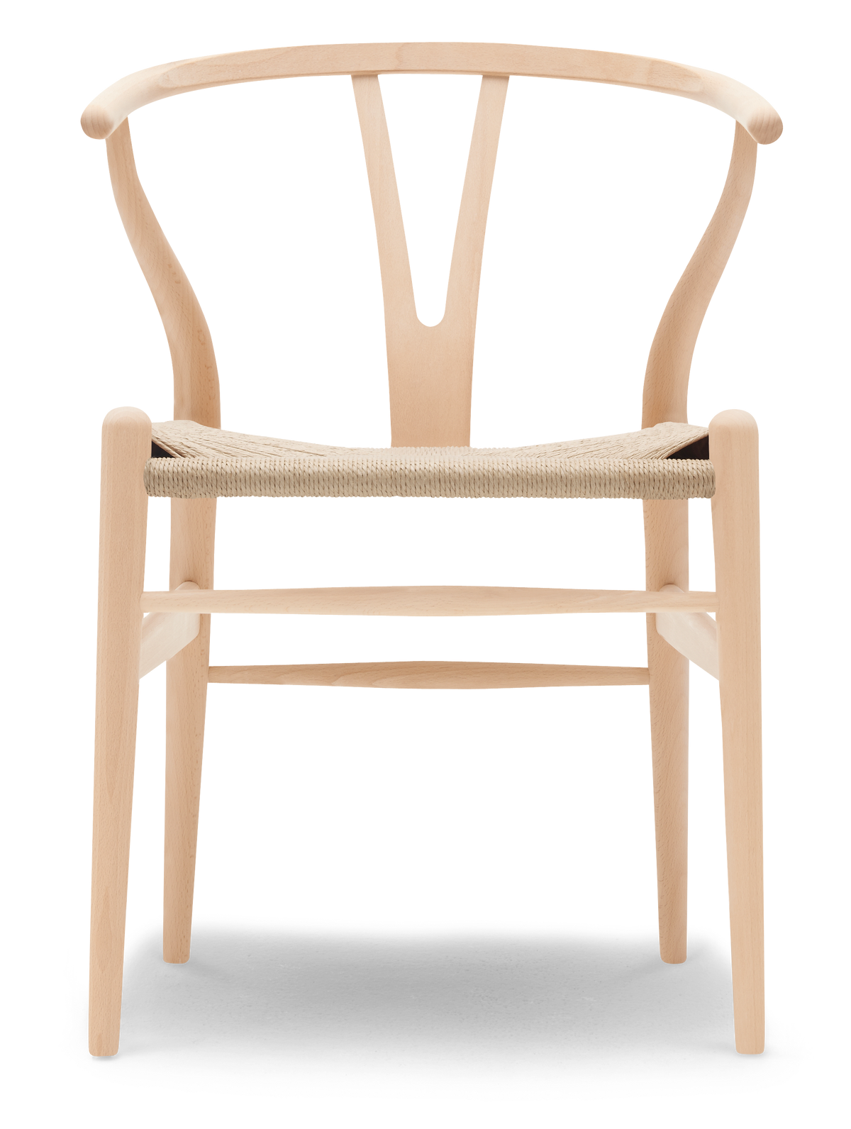 CH24 Wishbone Chair - Beech, Soap, Natural Paper Cord