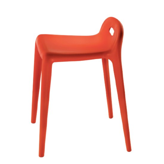 YUYU - Low polypropylene stacking stool.